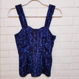 Marc by Marc Jacobs Peplum Sleeveless Blouse